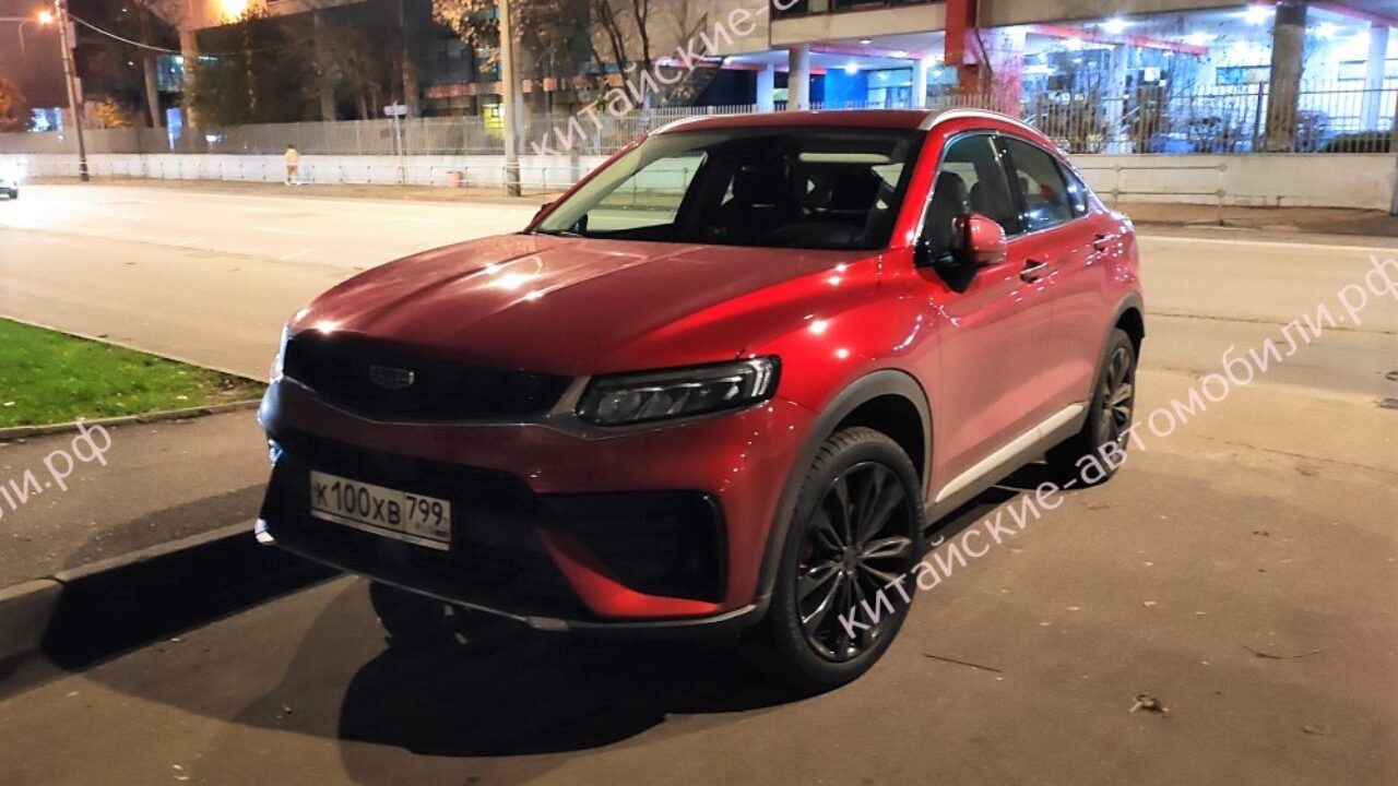 Красная Geely Tugella «засветилась» в Москве - Китайские автомобили